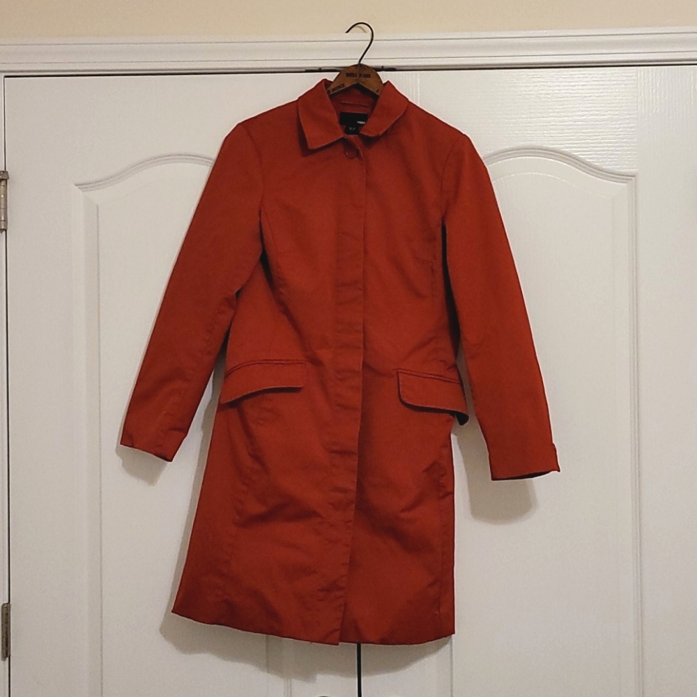 H&M Raincoat Trench Coat Women's 6